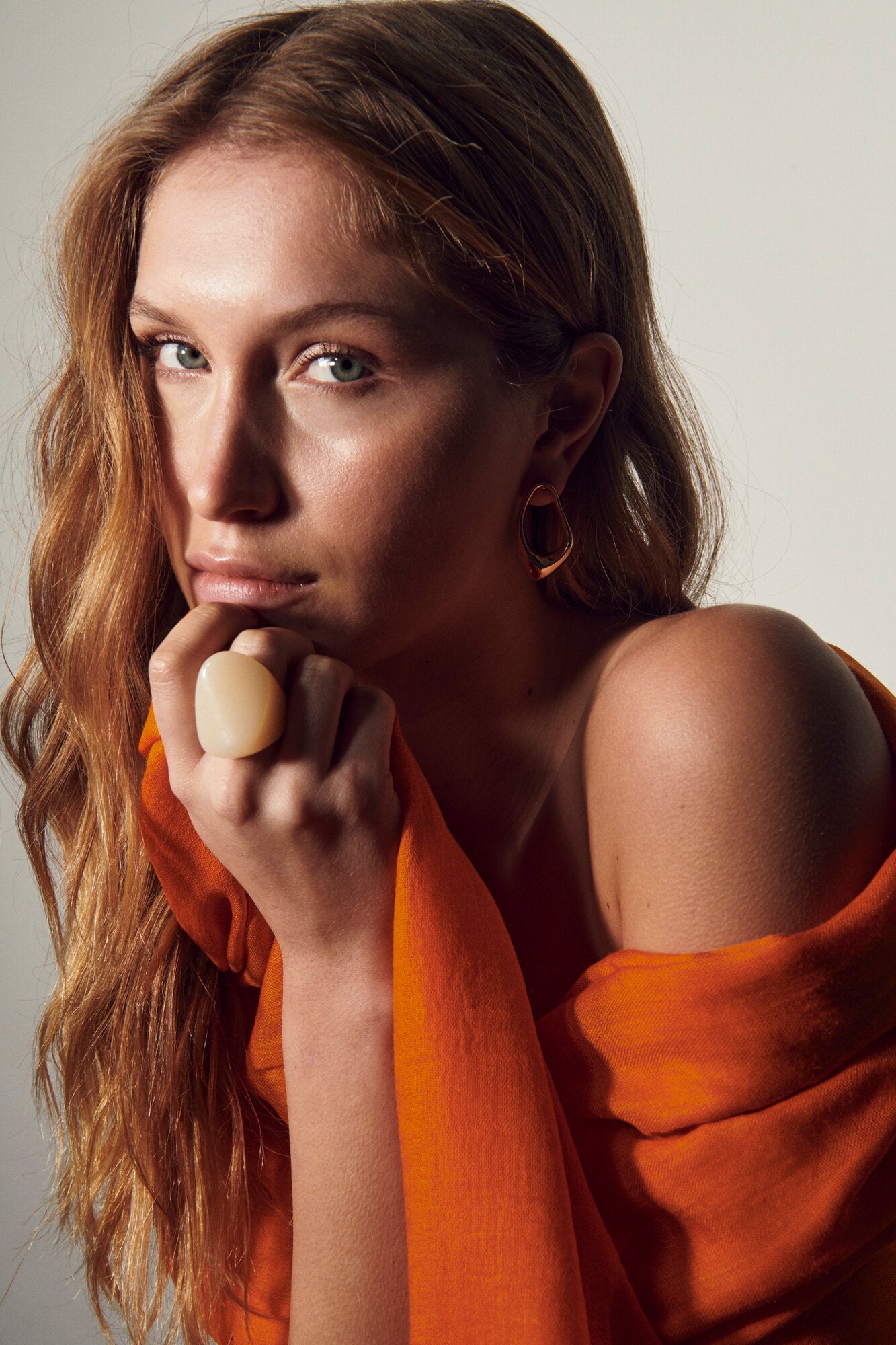 Belle ring - creme